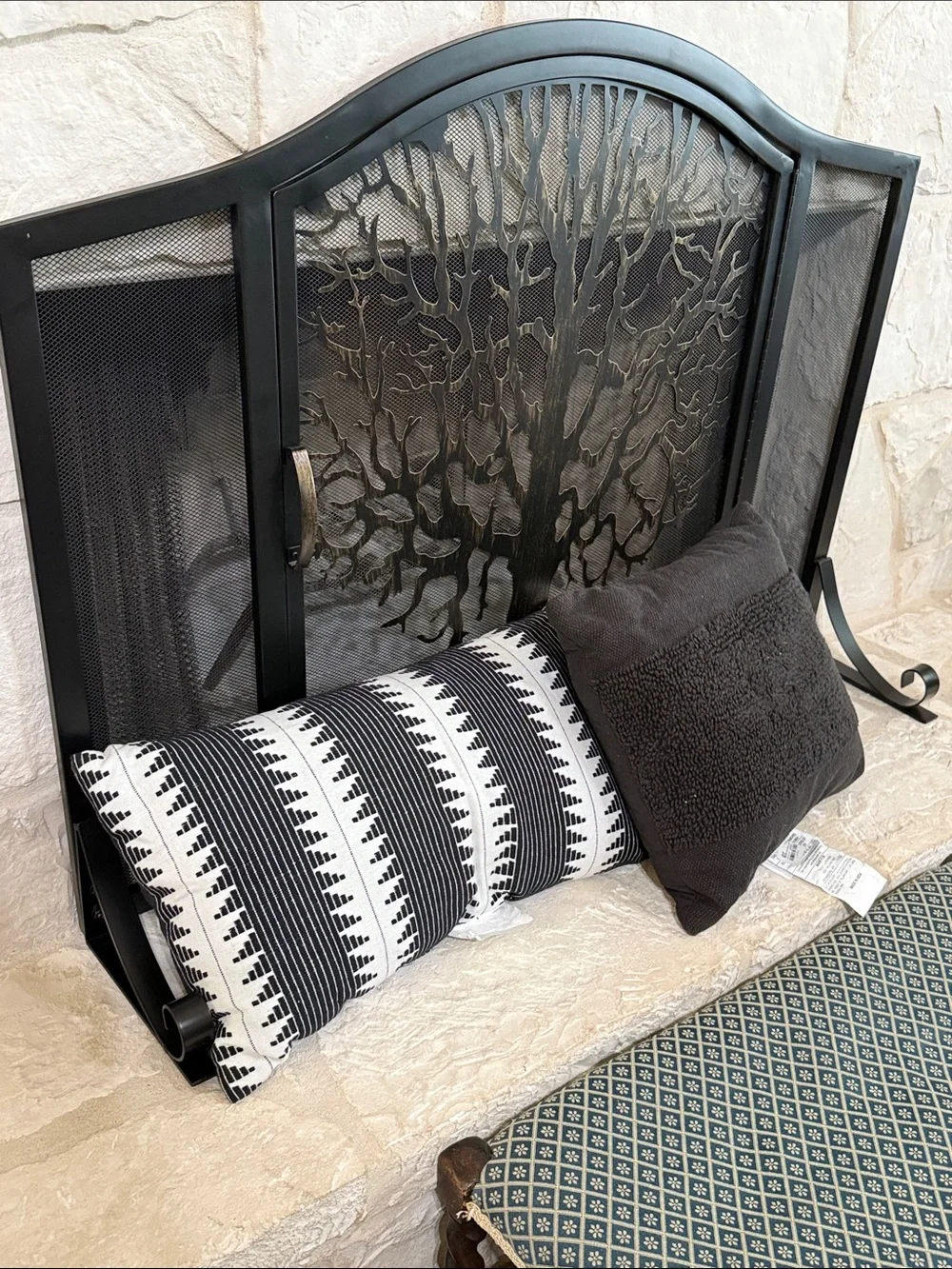New Threshold Black and White Decorative Pillow Set - Retail $45